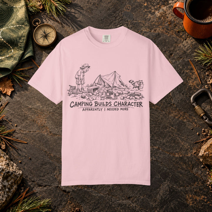 Camping Builds Character T-Shirt