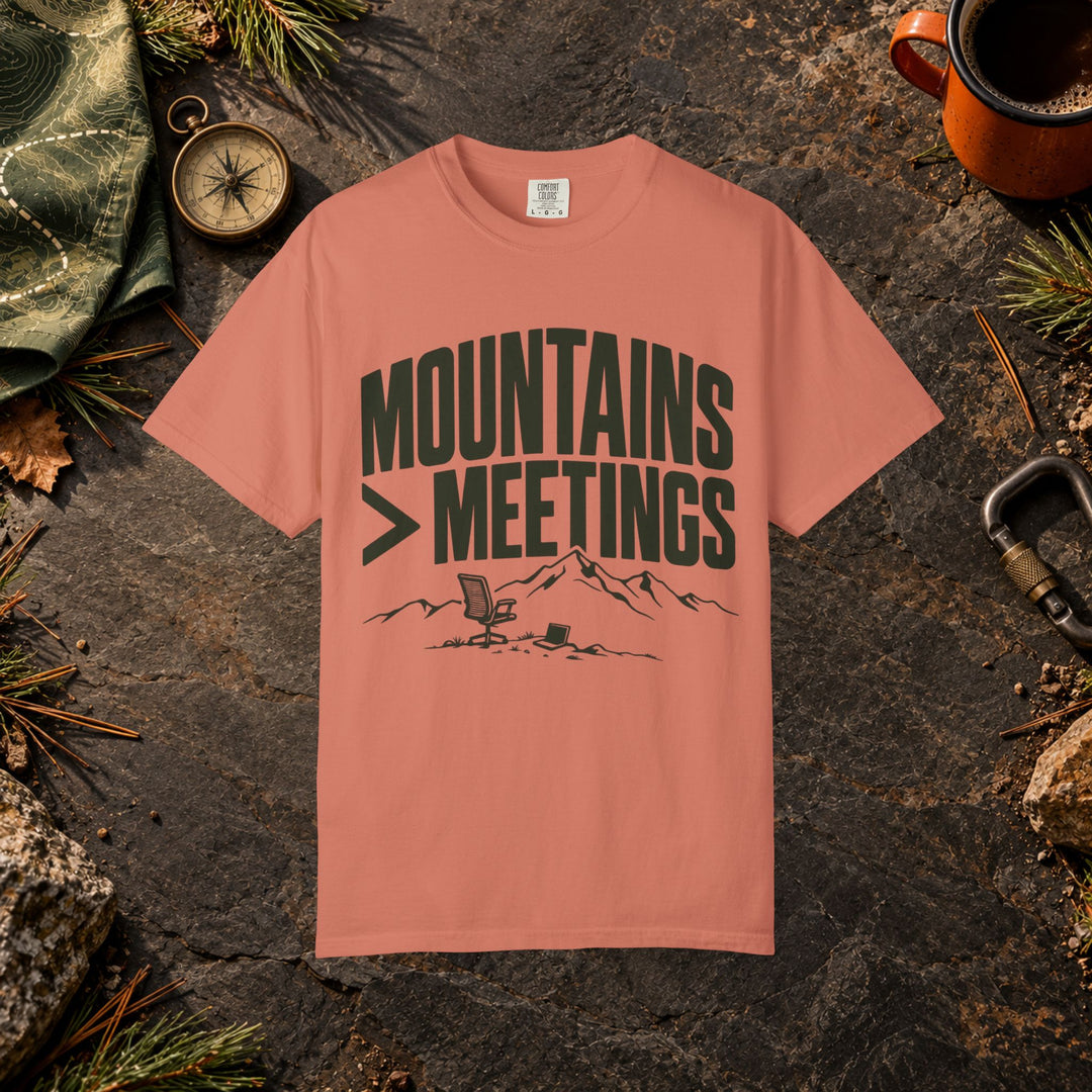 Mountains > Meetings T-Shirt